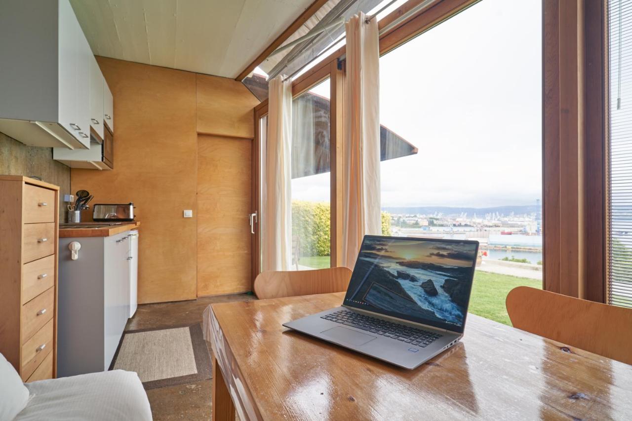 Apartamento Con Piscina Y Excelentes Vistas Ferrol Exteriör bild