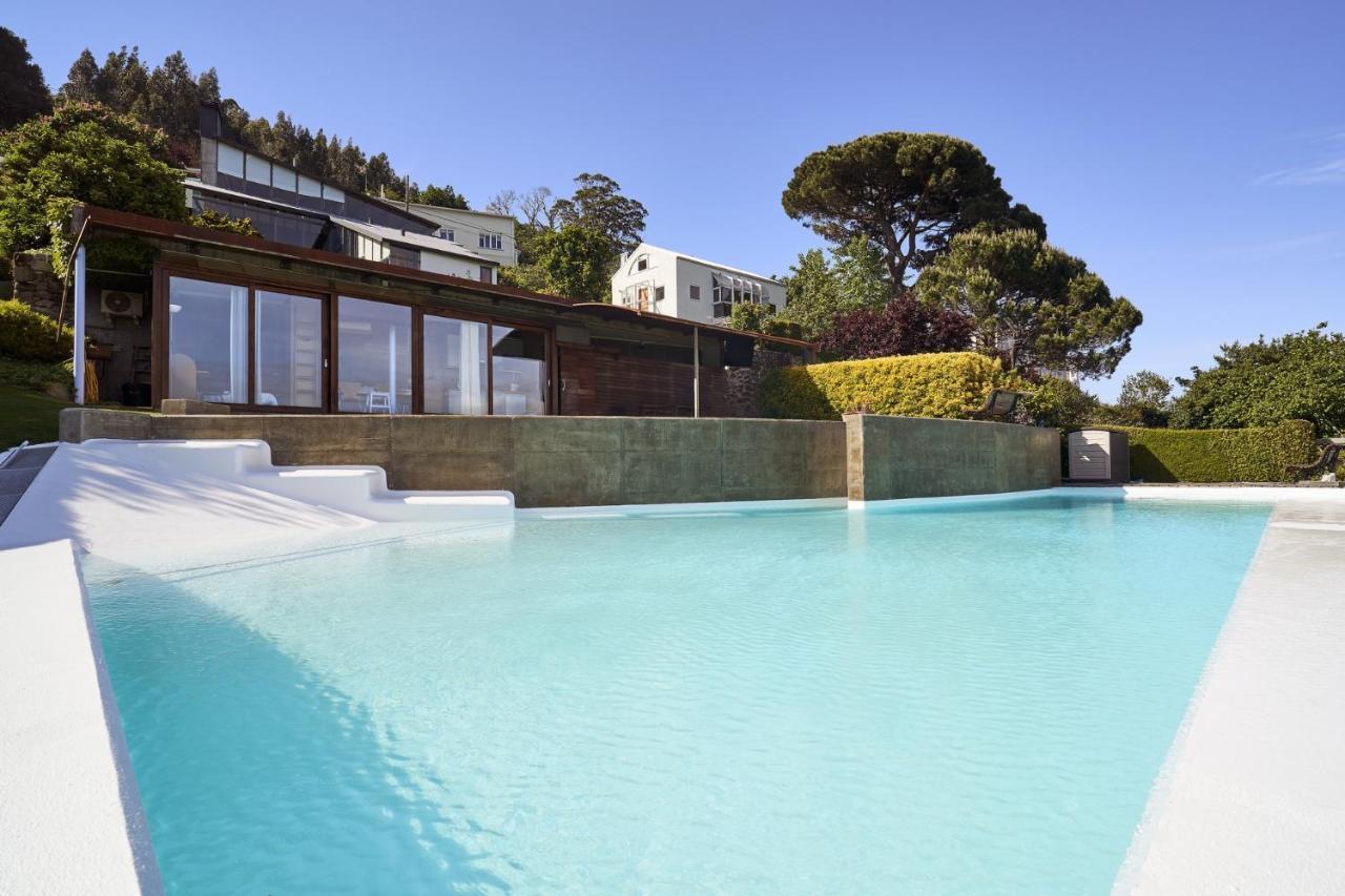 Apartamento Con Piscina Y Excelentes Vistas Ferrol Exteriör bild